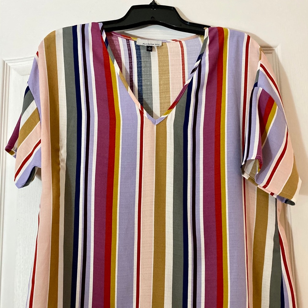 Multicolored dress top